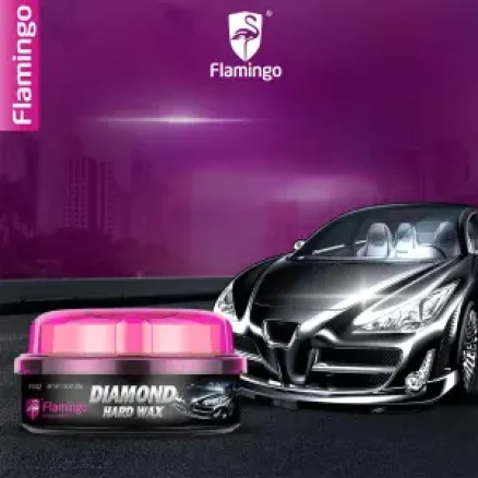 Flamingo Polish Diamond Hard Wax (Instant Shine) For Car / Motorcycle - car accessories