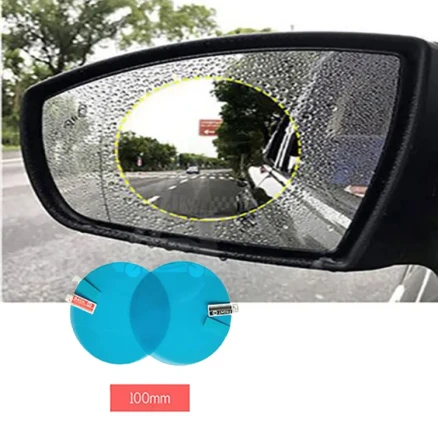 Car and Bike Anti Water Mist Film Anti Fog Rainproof Rearview Mirror Protective Film